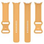 Carcasa din silicon BizonMobile compatibila cu Google Pixel Watch 4 / 3, 45mm, Galben 6 - lerato.ro