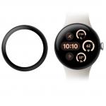 Folie sticla securizata Bizon Glass Edge Hybrid compatibile cu Google Pixel Watch 3, 41mm, Negru 4 - lerato.ro