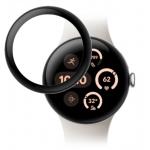 Folie sticla securizata Bizon Glass Edge Hybrid compatibile cu Google Pixel Watch 3, 41mm, Negru 6 - lerato.ro