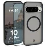 Kit protectie 2 in 1 BizonMobile, Carcasa Bizon MatteO si Folie sticla securizata Bizon Glass Edge, compatibil cu Google Pixel 10 / 10 Pro, Negru 2 - lerato.ro