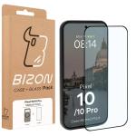 Kit protectie 2 in 1 BizonMobile, Carcasa Bizon MatteO si Folie sticla securizata Bizon Glass Edge, compatibil cu Google Pixel 10 / 10 Pro, Negru 10 - lerato.ro