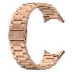 Curea  din otel inoxidabil Bizon Aura compatibila cu Google Pixel Watch 4 / 3, 45mm, Rose Gold 6 - lerato.ro