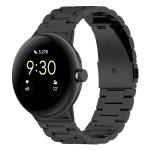 Curea  din otel inoxidabil Bizon Aura compatibila cu Google Pixel Watch 4 / 3, 45mm, Negru 2 - lerato.ro