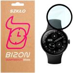 Folie sticla securizata Bizon Glass Edge Hybrid compatibile cu Google Pixel Watch 4, 41mm, Negru 4 - lerato.ro