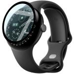 Folie sticla securizata Bizon Glass Edge Hybrid compatibile cu Google Pixel Watch 4, 41mm, Negru 6 - lerato.ro