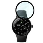 Folie sticla securizata Bizon Glass Edge Hybrid compatibile cu Google Pixel Watch 4, 41mm, Negru 2 - lerato.ro