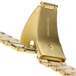 Curea  din otel inoxidabil Bizon Aura compatibila cu Google Pixel Watch 4 / 3, 45mm, Gold 5 - lerato.ro