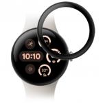 Folie sticla securizata Bizon Glass Edge Hybrid compatibile cu Google Pixel Watch 3, 45mm, Negru 6 - lerato.ro