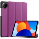 Husa Bizon Tab Croc compatibila cu Xiaomi Redmi Pad SE, 8.7 inch, Dark Purple 7 - lerato.ro