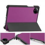 Husa Bizon Tab Croc compatibila cu Xiaomi Redmi Pad SE, 8.7 inch, Dark Purple 5 - lerato.ro