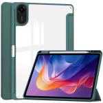 Husa Bizon Tab Clear Matt compatibila cu Xiaomi Redmi Pad 2, 11 inch, Dark Green 2 - lerato.ro