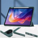 Husa Bizon Tab Clear Matt compatibila cu Xiaomi Redmi Pad 2, 11 inch, Dark Green 4 - lerato.ro