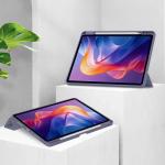 Husa Bizon Tab Clear Matt compatibila cu Xiaomi Redmi Pad 2, 11 inch, Lavander 3 - lerato.ro