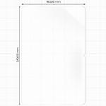 Set 2 folii protectie Bizon Film Tab Papirus Duo compatibile cu Xiamo Redmi Pad 2, 11 inch, Transparent 3 - lerato.ro