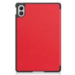 Husa Bizon Tab Croc compatibila cu Xiaomi Redmi Pad 2 Pro, 12.1 inch, Rosu 5 - lerato.ro
