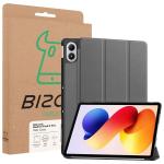 Husa Bizon Tab Croc compatibila cu Xiaomi Redmi Pad 2 Pro, 12.1 inch, Gri 9 - lerato.ro