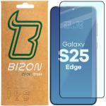 Folie sticla securizata Bizon Glass Edge compatibila cu Samsung Galaxy S25 Edge, Negru 4 - lerato.ro