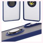 Carcasa Bizon Hybrid Ring compatibila cu Samsung Galaxy S25 Edge, Albastru 5 - lerato.ro