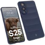 Carcasa Bizon Tur compatibila cu Samsung Galaxy S25 Edge, Navy Blue 3 - lerato.ro