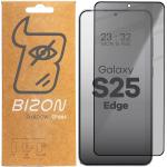 Folie sticla securizata Bizon Glass Edge Shadow Privacy compatibila cu Samsung Galaxy S25 Edge, Negru 4 - lerato.ro