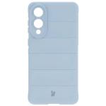 Carcasa Bizon Tur compatibila cu Samsung Galaxy S25 Edge, Light Blue 2 - lerato.ro