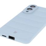 Carcasa Bizon Tur compatibila cu Samsung Galaxy S25 Edge, Light Blue 4 - lerato.ro