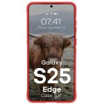 Carcasa Bizon Tur compatibila cu Samsung Galaxy S25 Edge, Rosu 6 - lerato.ro