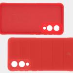 Carcasa Bizon Tur compatibila cu Samsung Galaxy S25 Edge, Rosu 7 - lerato.ro