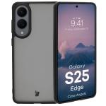 Carcasa Bizon Angelo compatibila cu Samsung Galaxy S25 Edge, Transparent / Negru 3 - lerato.ro