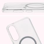 Carcasa Bizon CrystalO cu MagSafe compatibila cu Samsung Galaxy S25 Edge, Transparent 5 - lerato.ro