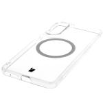 Carcasa Bizon CrystalO cu MagSafe compatibila cu Samsung Galaxy S25 Edge, Transparent 7 - lerato.ro