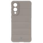 Carcasa Bizon Tur compatibila cu Samsung Galaxy S25 Edge, Light Grey 2 - lerato.ro