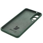 Carcasa Bizon Soft compatibila cu Samsung Galaxy S25 Edge, Dark Green 5 - lerato.ro