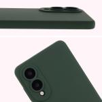 Carcasa Bizon Soft compatibila cu Samsung Galaxy S25 Edge, Dark Green 6 - lerato.ro