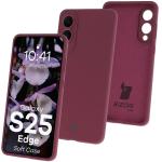 Carcasa Bizon Soft compatibila cu Samsung Galaxy S25 Edge, Dark Purple 3 - lerato.ro