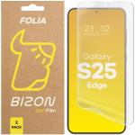 Set 2 folii protectie Bizon Glass Film Sun compatibile cu Samsung Galaxy S25 Edge, Transparent 4 - lerato.ro