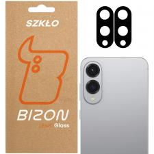 Set 2 folii sticla camera foto Bizon Silk Lens compatibile cu Samsung Galaxy S25 Edge, Negru