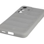 Carcasa Bizon Tur compatibila cu Samsung Galaxy S25 FE, Light Grey 4 - lerato.ro