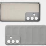 Carcasa Bizon Tur compatibila cu Samsung Galaxy S25 FE, Light Grey 7 - lerato.ro