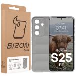 Carcasa Bizon Tur compatibila cu Samsung Galaxy S25 FE, Light Grey 9 - lerato.ro