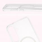 Carcasa Bizon CrystalO cu MagSafe compatibila cu Samsung Galaxy S25 FE, Transparent 5 - lerato.ro