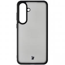 Carcasa Bizon Angelo compatibila cu Samsung Galaxy S25 FE, Transparent / Negru