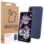 Carcasa Bizon Soft compatibila cu Samsung Galaxy S25 FE, Dark Blue 8 - lerato.ro