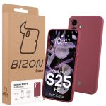 Carcasa Bizon Soft compatibila cu Samsung Galaxy S25 FE, Dark Purple 8 - lerato.ro