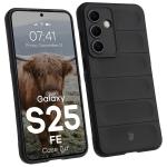 Carcasa Bizon Tur compatibila cu Samsung Galaxy S25 FE, Negru 3 - lerato.ro