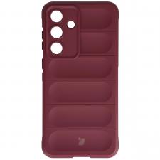 Carcasa Bizon Tur compatibila cu Samsung Galaxy S25 FE, Burgundy