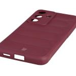 Carcasa Bizon Tur compatibila cu Samsung Galaxy S25 FE, Burgundy 4 - lerato.ro