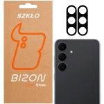 Set 2 protectii camera Bizon Glass Lens compatibile cu Samsung Galaxy S25 FE, Negru 3 - lerato.ro