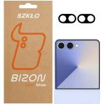 Set 2 protectii camera Bizon Glass Lens compatibile cu Samsung Galaxy Z Flip 7, Negru 3 - lerato.ro