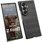 Carcasa Bizon Tur compatibila cu Samsung Galaxy Z Fold 7, Negru 3 - lerato.ro